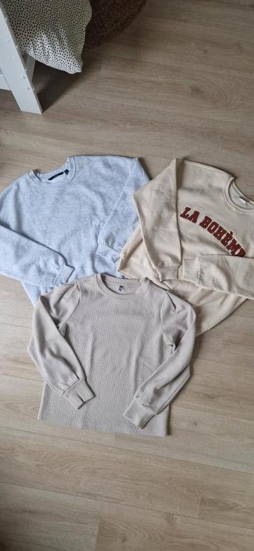 Pakket 3x (sweat)shirts van Only/VeroModa/Hema maat S NIEUW! beschikbaar voor biedingen