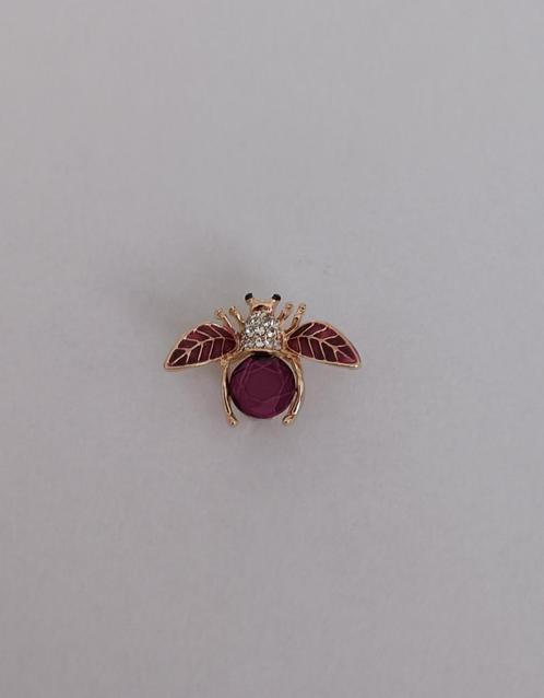 Bij broche, Sieraden, Tassen en Uiterlijk, Broches, Nieuw, Overige materialen, Overige kleuren, Minder dan 4 cm, Met strass, Ophalen of Verzenden