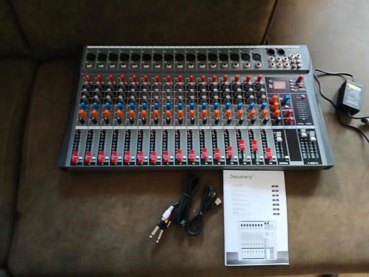 Gratis Versterker Gratis microfoon mengpaneel nieuw, Muziek en Instrumenten, Mengpanelen, Zo goed als nieuw, Ophalen
