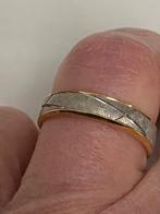 Wit geel gouden trouw/ vriendschap ring 750, Sieraden, Tassen en Uiterlijk, Antieke sieraden, Verzenden, Goud, Ring