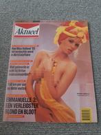 50.Aktueel 1986. Monique Gabrielle. Emmanuelle. Miss Holland, Ophalen of Verzenden, 1980 tot heden, Tijdschrift