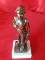 Bronzen mijnwerker R.Scali, Antiek en Kunst, Ophalen of Verzenden