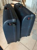 Samsonite koffers, donker blauw- 2 stuks, Hard kunststof, Ophalen of Verzenden, Zo goed als nieuw, 70 cm of meer