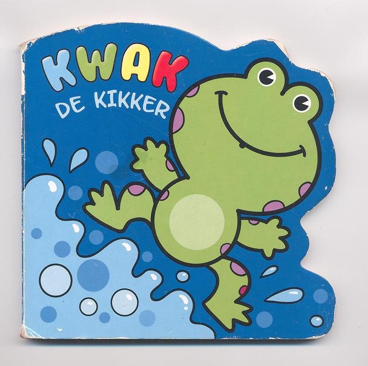 Kwak de kikker - kartonboekje - Caramel, Boeken, Kinderboeken | Baby's en Peuters, Gelezen, 2 tot 3 jaar, Ophalen of Verzenden