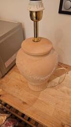 Terracotta lamp, Huis en Inrichting, Lampen | Tafellampen, Minder dan 50 cm, Gebruikt, Ophalen
