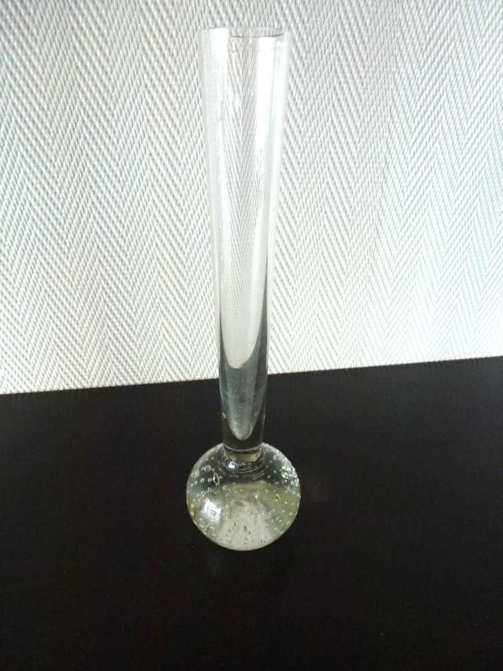 Vintage - 1 bloemvaasje - spijkerbol - roos vaasje jaren '50, Antiek en Kunst, Antiek | Glas en Kristal, Ophalen of Verzenden