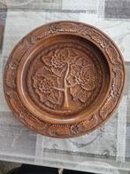 Houten wandbord diameter 43 cm, Ophalen of Verzenden