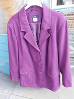 Jasje blazer aubergine kleur maat 48, Kleding | Dames, Ophalen, Zo goed als nieuw, Maat 46/48 (XL) of groter, Paars