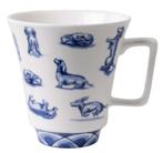 Heinen Delfts Blauw, theemok teckel Nhaan, 350 ml, Overige typen, Ophalen of Verzenden, Industrieweg 7, 3881LB Putten, Overige stijlen