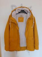 Dames jas Review, gevoerd, mosterdgeel met capuchon, Review, Verzenden, Geel, Zo goed als nieuw