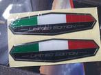 3D 2x sticker Italiaanse Italian vlag flag Limited Edition, Ophalen of Verzenden, Nieuw, Auto of Motor