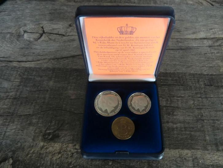 Jaarset 1980 F.D.C Troonswisseling, Postzegels en Munten, Munten | Nederland, Setje, Koningin Juliana, Ophalen of Verzenden