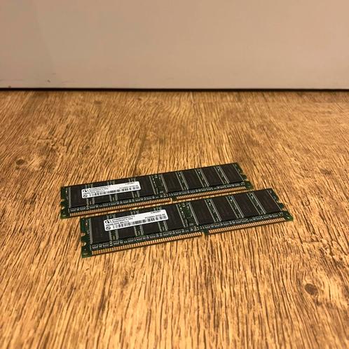 Infineon 512MB DDR 400Mhz-PC3200 ( 2x 256MB ), Computers en Software, RAM geheugen, Gebruikt, Desktop, 1 GB of minder, DDR, Ophalen of Verzenden