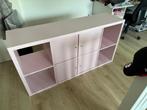 Kallax kast roze 8 vakken, Huis en Inrichting, Kasten | Boekenkasten, Ophalen, Gebruikt, 100 tot 150 cm, Minder dan 100 cm