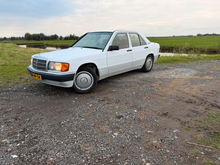 Mercedes-Benz 190-Serie 1.8 E U9 1992 Wit, Auto's, Mercedes-Benz, Particulier, Benzine, Sedan, Handgeschakeld, Origineel Nederlands