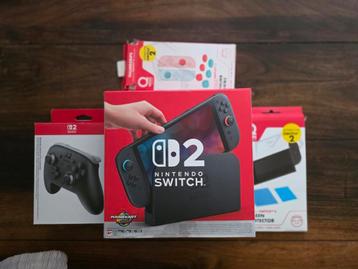 Switch 2 + accesoires+ games  beschikbaar voor biedingen