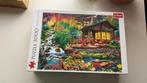 Trefl 3000 st Cabin in the woods, Ophalen of Verzenden, Meer dan 1500 stukjes, Zo goed als nieuw, Legpuzzel