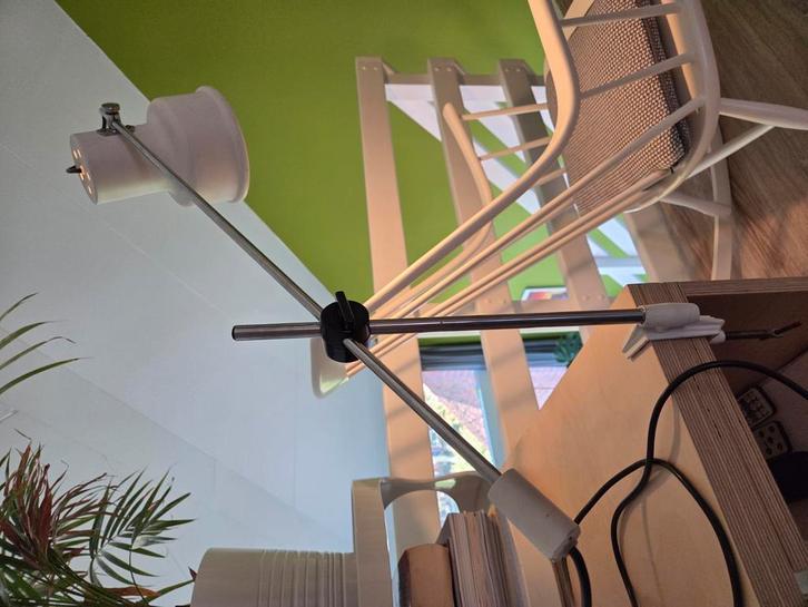 Bureaulamp - vintage, Huis en Inrichting, Lampen | Tafellampen, Zo goed als nieuw, 50 tot 75 cm, Metaal, Ophalen