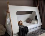 Leuk tipi bed met lattenbodem, 70 tot 85 cm, Ophalen of Verzenden, Zo goed als nieuw, Lattenbodem