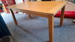 Lichteiken verlengbare tafel ( van 160 cm x 88 cm), Ophalen, Gebruikt, 200 cm of meer, 50 tot 100 cm