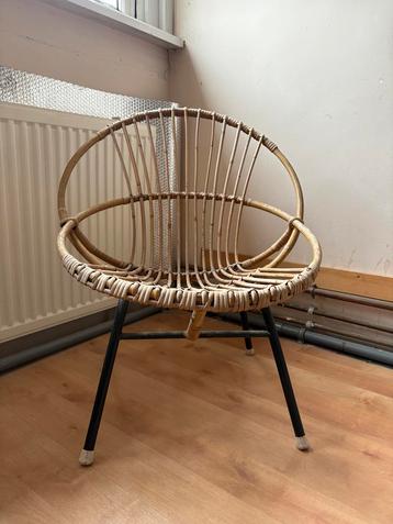 Vintage Rotan Stoelen - Jaren '60/'70 Stijl beschikbaar voor biedingen