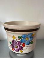 H. Bequet Quaregnon Belgium bloempot vintage XL, Ophalen of Verzenden