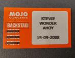 Stevie Wonder BACKSTAGE PASS Rotterdam 15 september 2008, Verzamelen, Verzenden, Gebruikt, Foto of Kaart