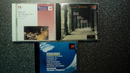 SETJE VAN 3 CD'S RESPIGHI / BACH / STRAVINSKY, Cd's en Dvd's, Cd's | Klassiek, Gebruikt, Ophalen of Verzenden