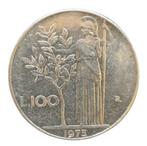Italie 100 Lire 1973, Postzegels en Munten, Munten | Europa | Niet-Euromunten, Italië, Losse munt, Verzenden