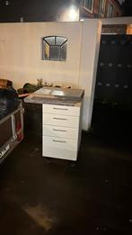 Keukenblok in delen, Ophalen, Minder dan 50 cm, Gebruikt, Wit