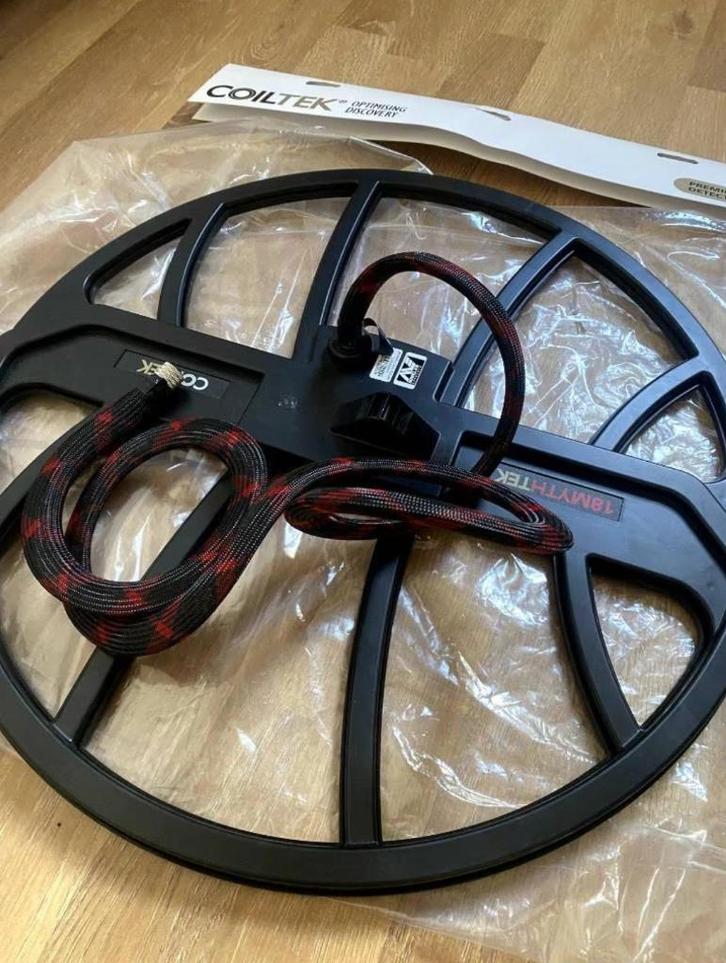 Minelab Manticore Coiltek MYTHEK 18, Hobby en Vrije tijd, Metaaldetectors, Zo goed als nieuw, Meer dan 30 cm, Minelab, Ophalen of Verzenden