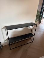 Metalen side table, Huis en Inrichting, Tafels | Sidetables, Ophalen, 25 tot 50 cm, Rechthoekig