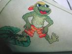 Borduurpatroon  Kikker   nr 5623, Verzenden, Nieuw, Handborduren, Patroon