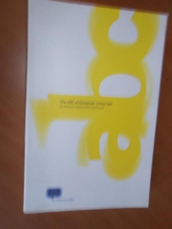 The ABC of European Union Law. Borchardt, Klaus-Dieter, Boeken, Studieboeken en Cursussen, Zo goed als nieuw, WO, Alpha, Ophalen of Verzenden