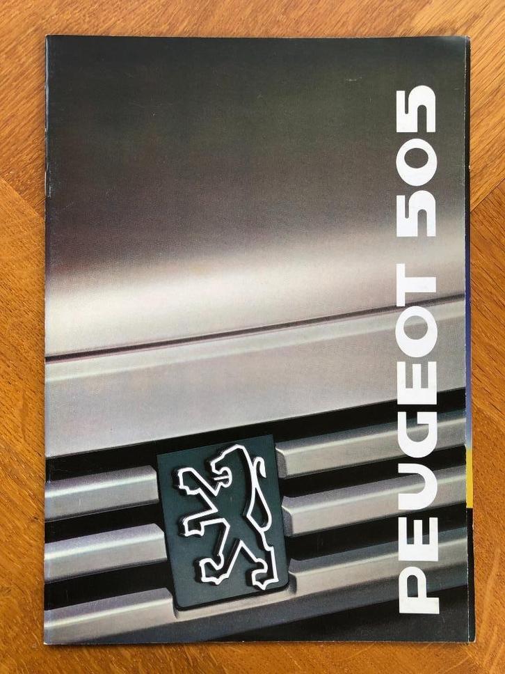 Peugeot 505 1989 folder, Boeken, Auto's | Folders en Tijdschriften, Nieuw, Peugeot, Verzenden