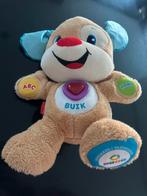 Fisher price knuffelbeer - leerplezier, Kinderen en Baby's, Speelgoed | Knuffels en Pluche, Ophalen, Gebruikt, Beer