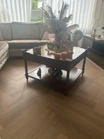 Mooie kersenhouten salontafel vierkant, Huis en Inrichting, 50 tot 100 cm, Vierkant, Ophalen of Verzenden, Zo goed als nieuw