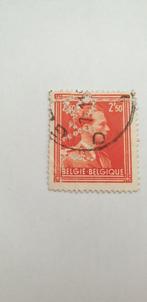 7121 belgie koning leopold III met reclame perforatie, Verzenden