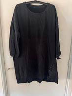 Zwarte Sweatjurk met Veters Maat 52/54, Ophalen of Verzenden, Gedragen, Zwart