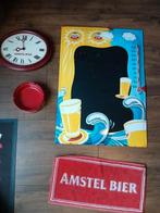 Amstel Bier Collectie: Krijtbord, Biermat, Klok, Asbak, Verzamelen, Ophalen, Gebruikt, Overige typen