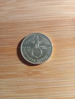 2 reichsmark 1938B Wenen zilver goede staat zeldzaam  Hitler, Ophalen of Verzenden, Duitsland, Losse munt, Zilver