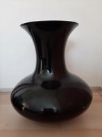 Grote Zwarte Vaas, Ophalen of Verzenden, Gebruikt, Zwart, Minder dan 50 cm