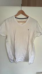 Tommy Hilfiger wit T-shirt – V-hals – maat M, Ophalen of Verzenden, Zo goed als nieuw, Wit