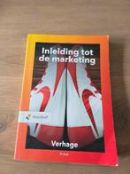 Inleiding tot de marketing - Verhage - 5e druk, Ophalen of Verzenden, Zo goed als nieuw, Economie en Marketing, Verhage