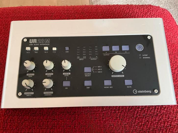 Steinberg UR28M AudioInterface, Muziek en Instrumenten, Midi-apparatuur, Zo goed als nieuw, Ophalen of Verzenden
