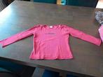 Shirt longsleeve S Oliver maat 104 110 roze blauwe letters, Ophalen of Verzenden, Zo goed als nieuw
