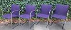 Leolux eetkamerstoelen stoelen paars 4 stuks design, Huis en Inrichting, Ophalen, Zo goed als nieuw, Overige kleuren, Vier
