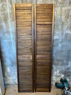 Louvredeuren 2 stuks 38x194,5, Ophalen, Gebruikt, Minder dan 80 cm, Binnendeur