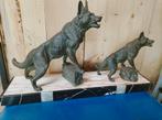 Bronzen beeld l carvin,2 honden, Ophalen