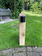 Eiken padverlichting,eikenhout, lamp, tuinverlichting Daniel, Tuin en Terras, Buitenverlichting, Ommerweg 79, Minder dan 50 watt